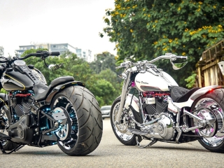 - Độ dáng xe harley-davidson